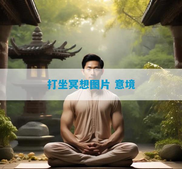 打坐冥想图片 意境